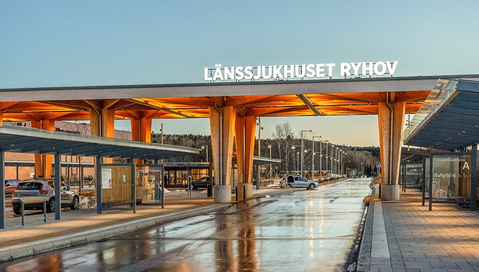 Entren till ett sjukhus