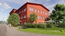 Illustration över hur nya Hälsans hus Mullsjö ska se ut.