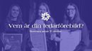 En blåtonad bild av tre kvinnor med varsitt diplom i händerna. Ovanpå bilden en text i vitt: Vem är din ledarförebild? Nominera senast 31 oktober.